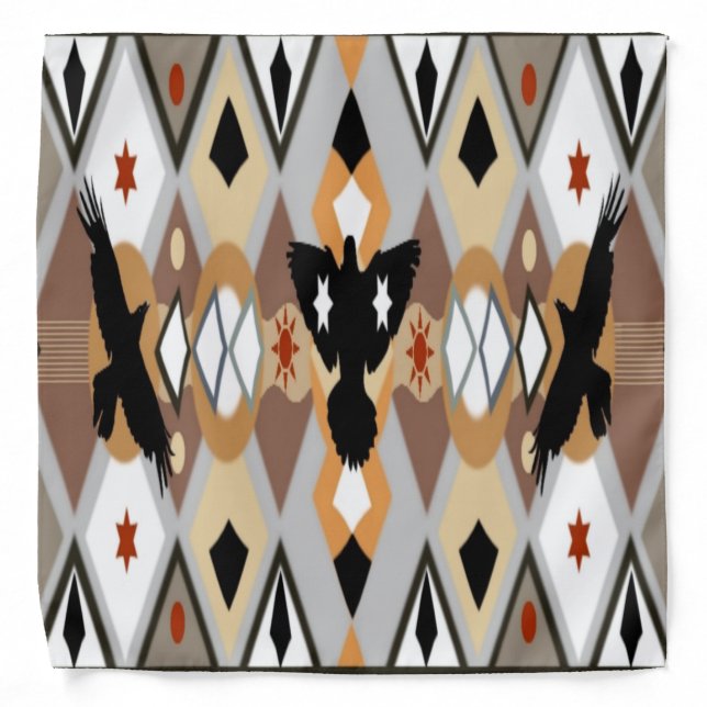Native American Crow Bandana (Front)