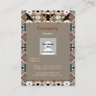 Native American Crow Business Card