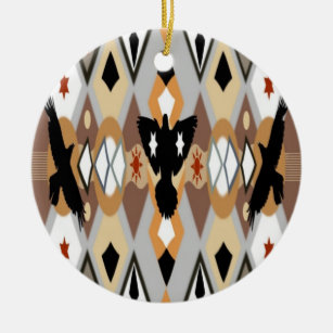 Native American Crow Ornament