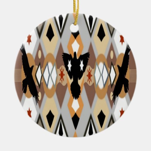 Native American Crow Ornament