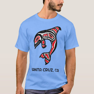 Native American Cruz Santa California Orca Killer T-Shirt