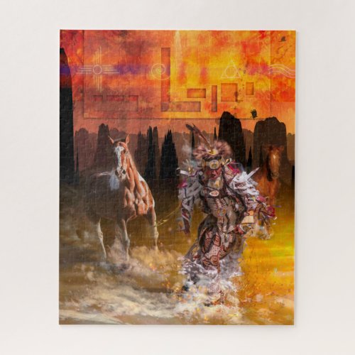 Native American Dancer ROLLING THUNDER 1 Jigsaw Puzzle