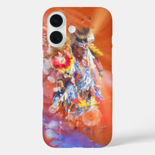 Native American DANCING WOLVES iPhone 16 Case