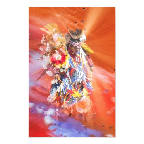 Native American DANCING WOLVES Photo Print