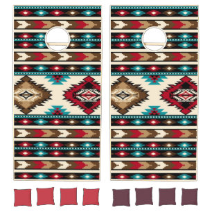 Native American Design Cornhole Set