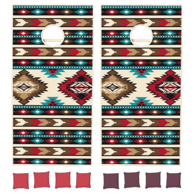 Native American Design Cornhole Set (Set)