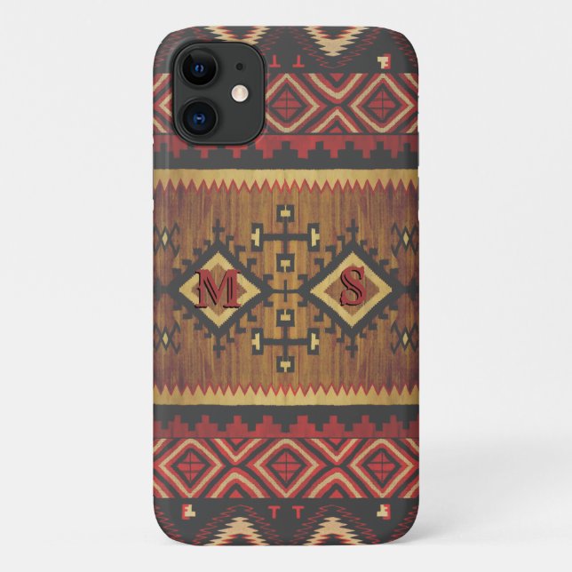 Native American Design Phone Case w/out Initials (Back)