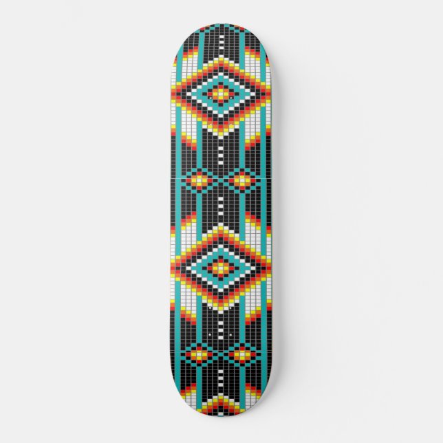Native American Design Skateboard Deck (Front)