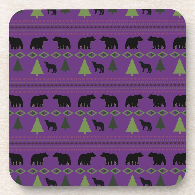Native American Designs Beverage Coaster (Front)