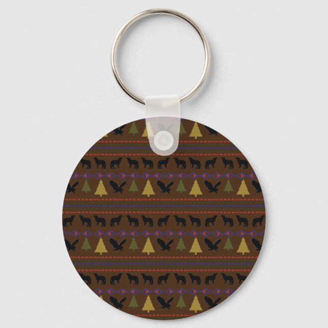 Native American Designs Keychain (Front)