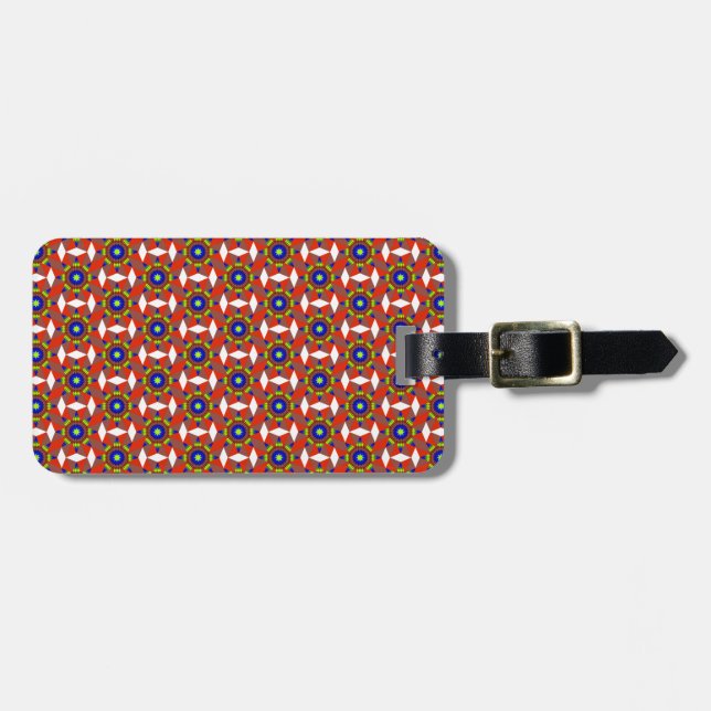 Native American Designs Luggage Tag (Front Horizontal)