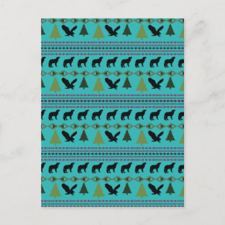Native American Designs Postcard