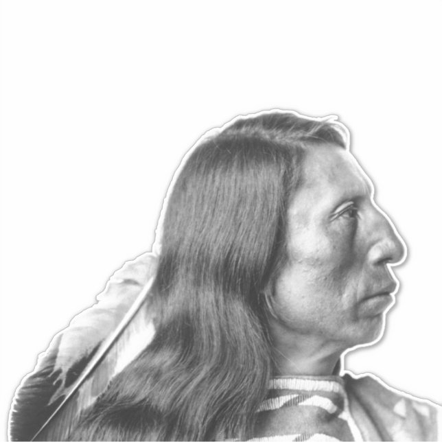 NATIVE AMERICAN DIE CUT DECAL STICKER (Front)