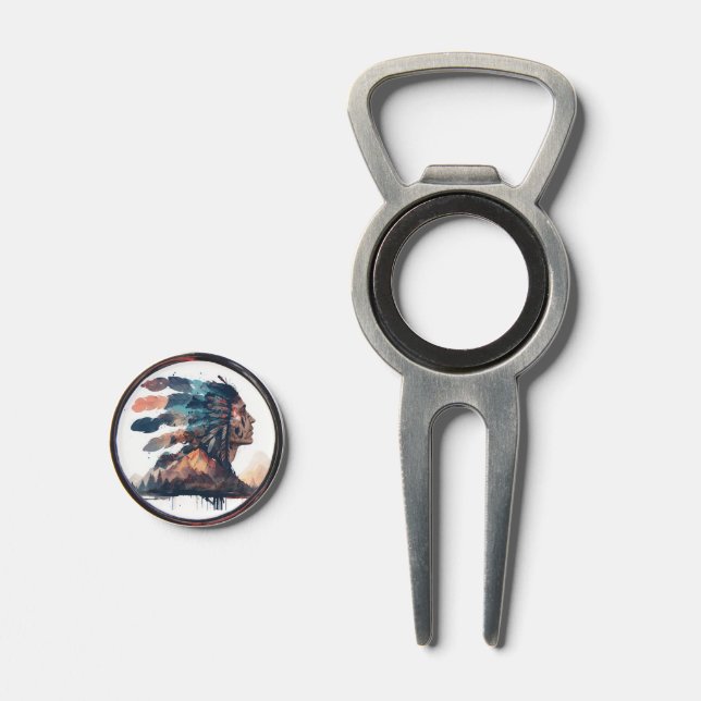 Native American Divot Tool (Front (Open))