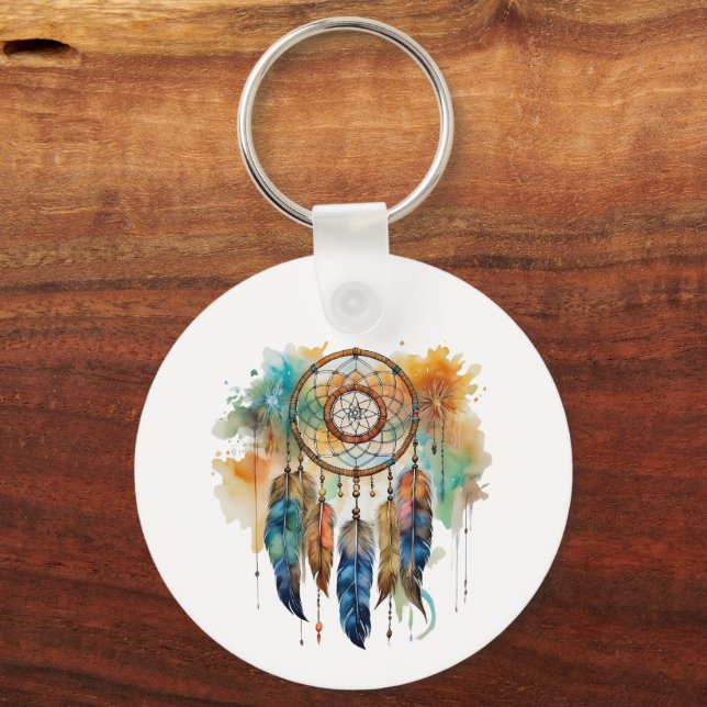 NATIVE AMERICAN DREAM CATCHER KEYCHAIN (Front)