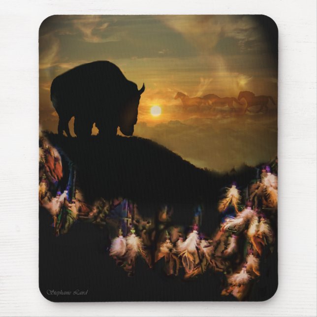 Native American Dream Catcher Mouse Pad (Front)