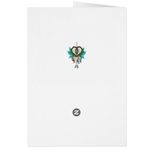 Native American Dreamcatcher All Occasion Card (Back)