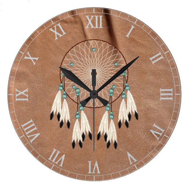 Native American Dreamcatcher Wall Clock