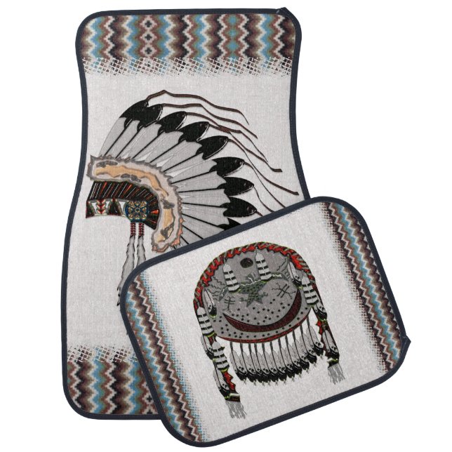 Native American Dressings Car Mat (Set)