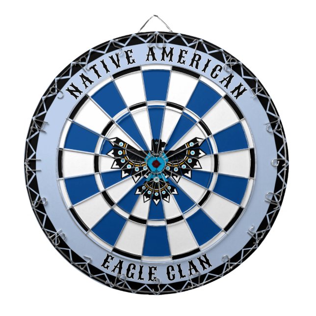 Native American Eagle Dart Board (Front)