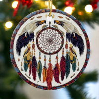 Native American Eagle Dream Catcher Feather Tribal