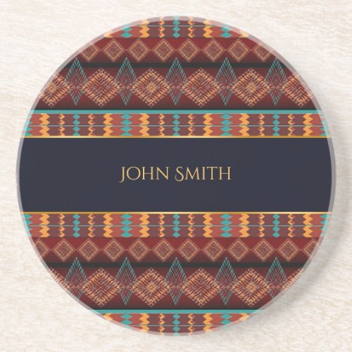 Native american ethnic southwestern pattern coaster