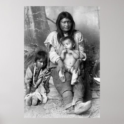 Native American Family 1916 Poster