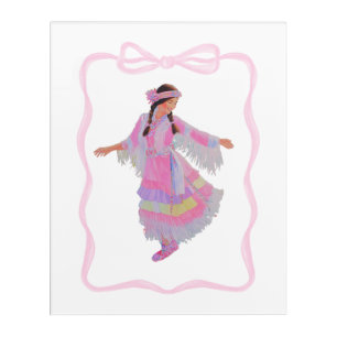 Native American Fancy Dance Happy Acrylic Print