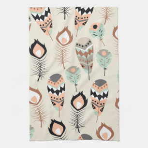 Native American Feather  Kitchen Towel