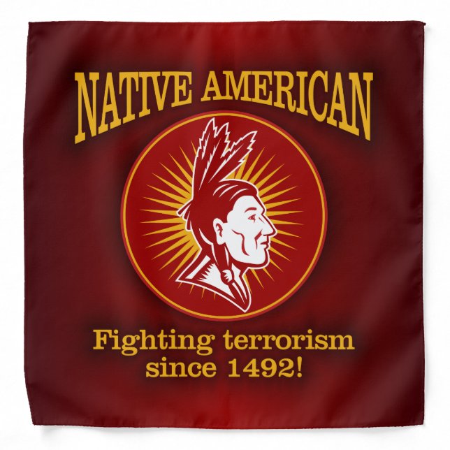 Native American (Fighting Terrorism) Bandana (Front)