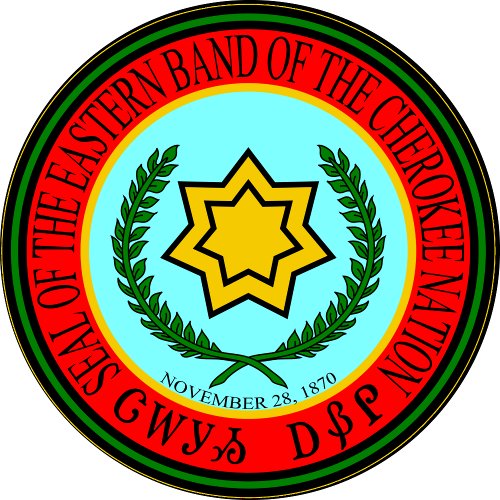 Native American Flag Eastern Band Cherokee Nation Sticker