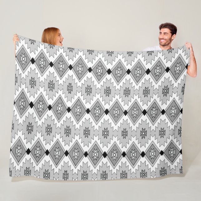 Native American Fleece Blanket (In Situ)
