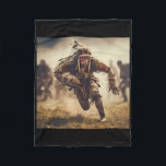Native American Football  Fleece Blanket<br><div class="desc">Native American Football</div>