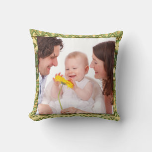 Native American Frame I + your photos & ideas Throw Pillow