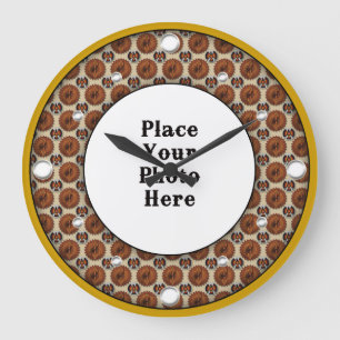 Native American Frame Your Photo Wall Clock