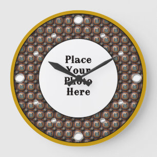 Native American Frame Your Photo Wall Clock