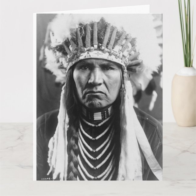 NATIVE AMERICAN FUNNY BIRTHDAY CARD FOR ANYONE (Front)