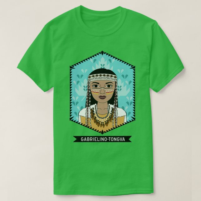 Native American Gabrielino Tongva Tribe  T-Shirt (Design Front)