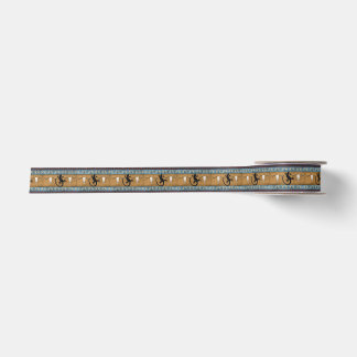 Native American Gecko Pattern Satin Ribbon