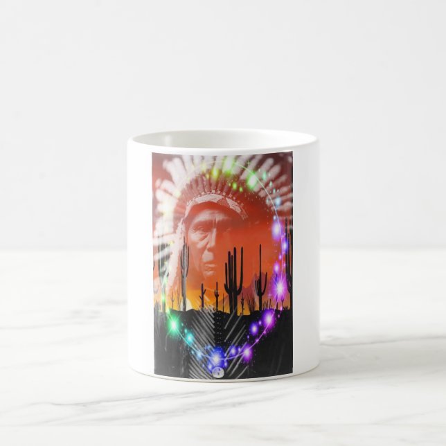 Native American Ghost Dance Coffee Mug (Center)