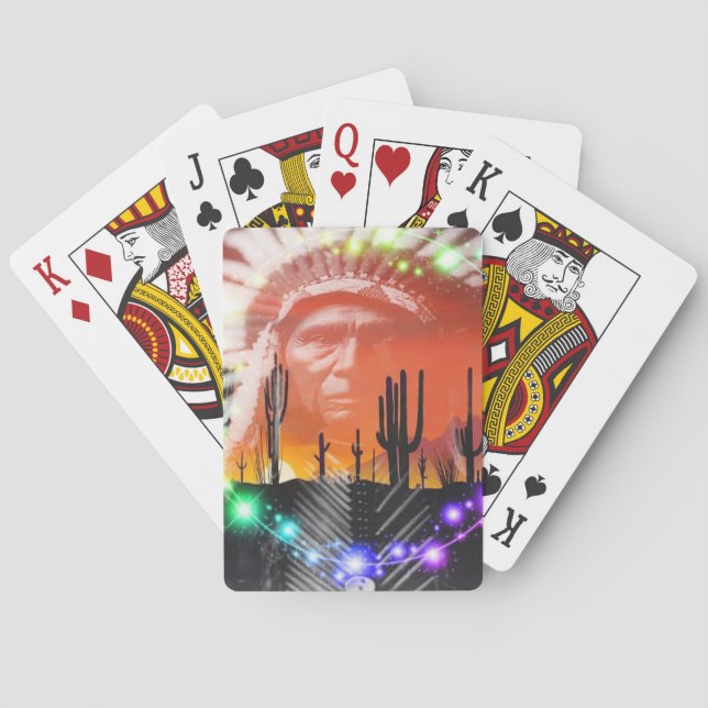 Native American Ghost Dance Poker Cards (Back)