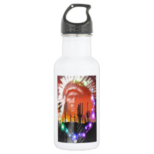Native American Ghost Dance Water Bottle