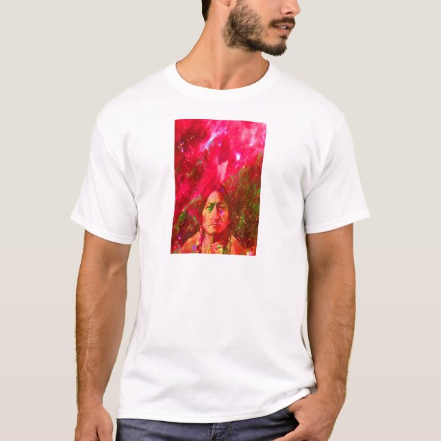 Native American  Ghost of Sitting Bull T-Shirt (Front)
