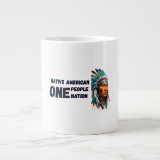 Native American Giant Coffee Mug