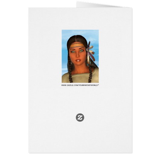 Native American Girl (Back)