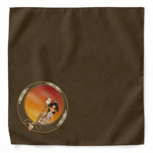 Native American Girl Bandana
