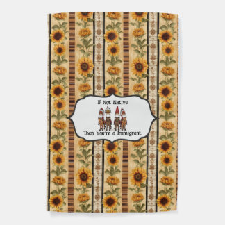 Native American Gnome You're A Immigrant Garden Flag