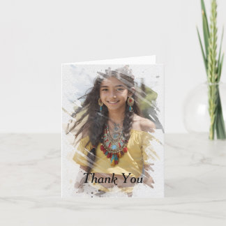 Native American Graduation Thank You Card