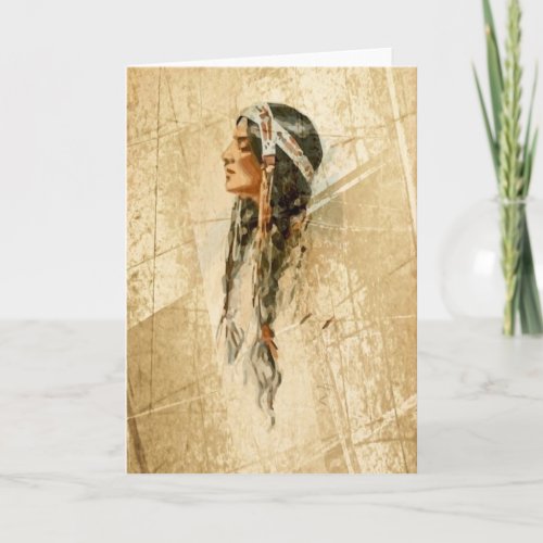 Native American Greeting Card