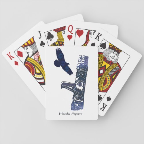 Native American Haida Totem Pole Card Deck